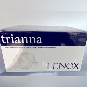 Lenox 4 Piece Set Beautiful Brand New Trianna Salaria